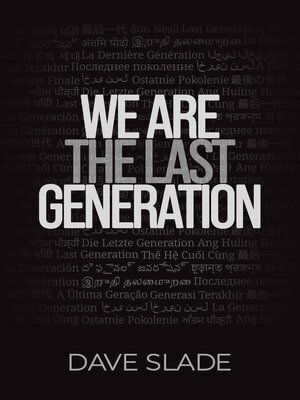 cover image of We Are the Last Generation